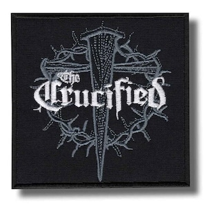 The Crucified Patch Badge Applique Embroidered Iron on 44bd56