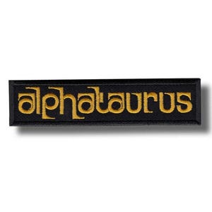 Alphataurus Embroidered Patch Badge Iron on Applique 7aaa38