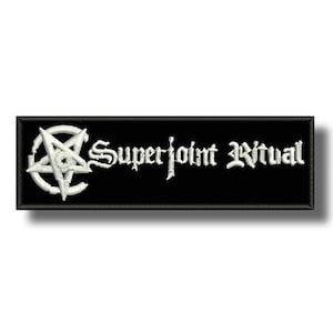 Superjoint Ritual Patch Badge Applique Embroidered Iron on ba3307
