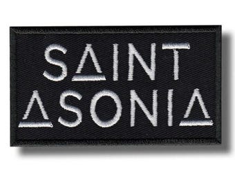 Saint Asonia Embroidered Patch Badge Iron on Applique 35c8d6