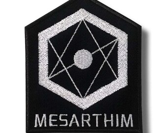 Aplikacja naszywki Mesarthim Patch, haftowana, żelazko na 0df8a2