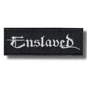 Enslaved Embroidered Patch Badge Iron on Applique 795d9b
