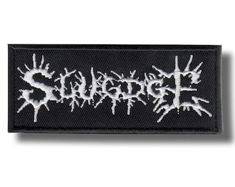 Aplikacja naszywki Slugdge Patch haftowana żelazko na 1cc2b2