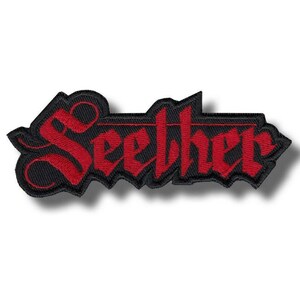Seether Broderad Tygmärke Stryk-på Applikation 340e72