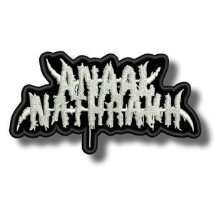 Anaal Nathrakh-lapp med applikation, broderad stryk-på 914d65