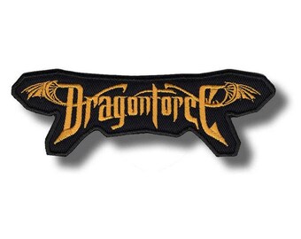 Dragon Force Patch Badge Applique Embroidered Iron on 46448d