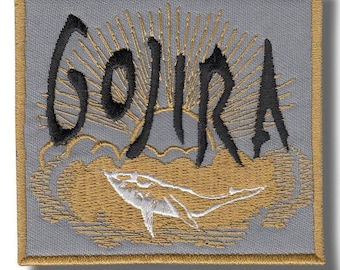 Gojira Embroidered Patch Badge Iron on Applique 808343
