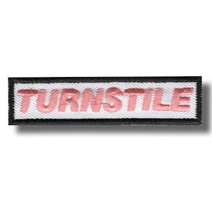 Turnstile Patch Badge Applique Embroidered Iron on 75c942
