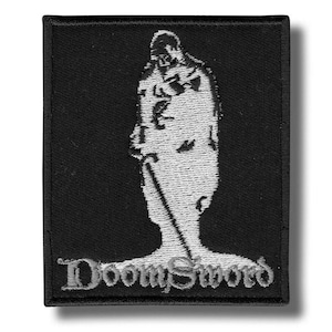 Doom Sword Broderad lapp Stryk-på-applikation b552b5