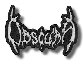 Parche bordado Obscura con aplique para planchar bb5349