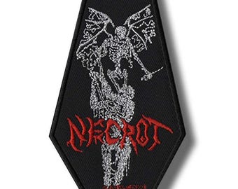 Necrot Aufnäher Badge Applikation gestickt Aufbügler 8aa03a