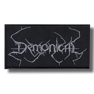 Demonical Embroidered Patch Badge Iron on Applique 6a83de