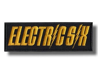 Electric Six gesticktes Aufnäher Abzeichen Eisen auf Applikation 6e1ed2