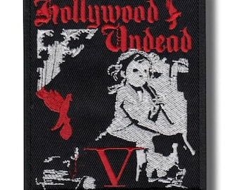 Naszywka haftowana Hollywood Undead, aplikacja do prasowania 735e37