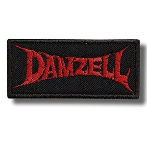 Damzell Embroidered Patch Badge Iron on Applique 1cb29f