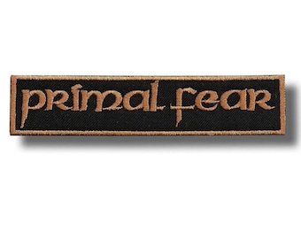 Parche bordado con la frase Primal Fear para planchar 0a72b4