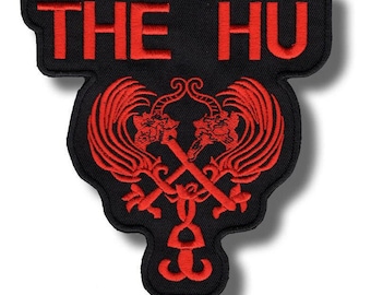 The Hu Aufnäher Badge Applikation gestickt zum aufbügeln 923a4e