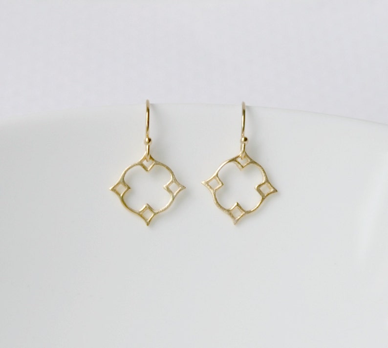 star sterling silver earrings simple delicate Mosha moroccan Diamond earrings nimbus dainty earrings tiny geometric gold earrings