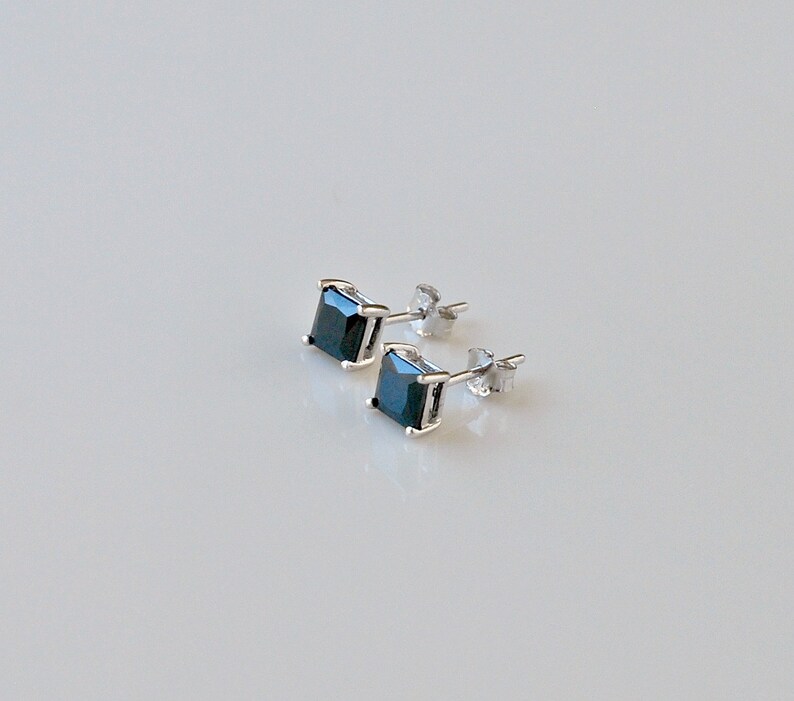 sterling silver black studs