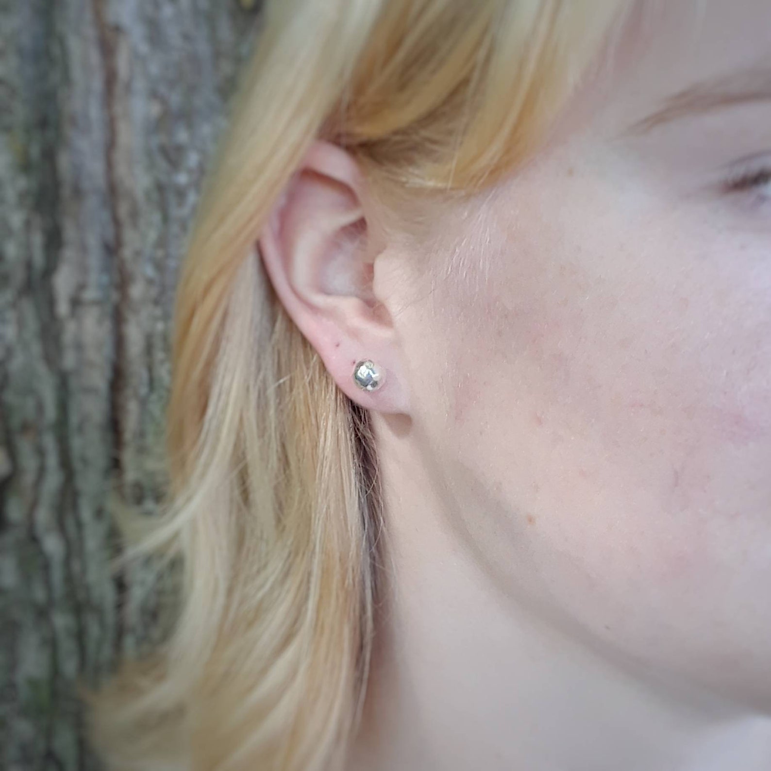 Tiffany & Co Black Onyx Sterling Silver 10mm Ball Stud Earrings