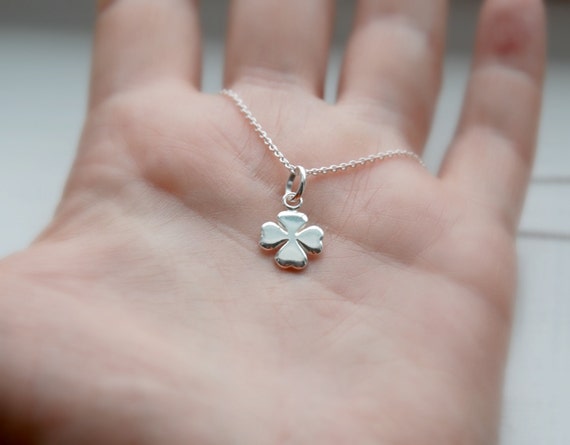 Good Luck Pendant Four Leaf Clover Pendant Graduation Gift Four Leaf Clover Necklace 4 Leaf Clover Good Luck Jewelry Good Luck Gift