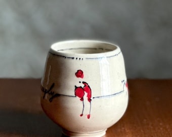 Love Deeply Yunomi Tumbler Bird on a Wire Cup