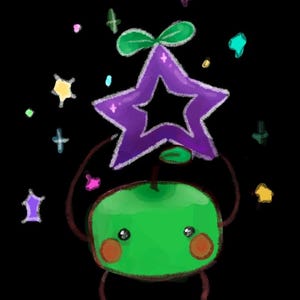 Pegatina de Stardew Valley Junimo / Pegatina / Regalo de videojuego / Regalo para adolescentes / Holográfica