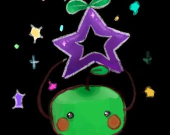Stardew Valley Junimo Holographic Sticker