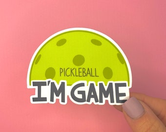 Pickleball Vinyl Sticker | Pickleball Player Sticker Gift | Pickleballer | Pickleball Lover Sticker