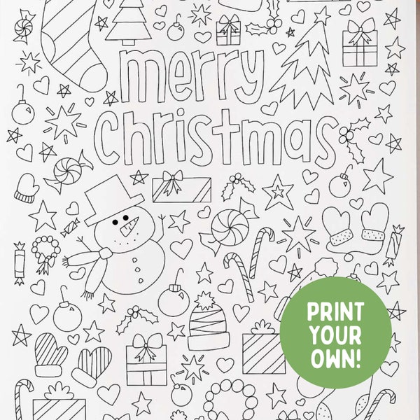Coloring Poster Printable - Etsy