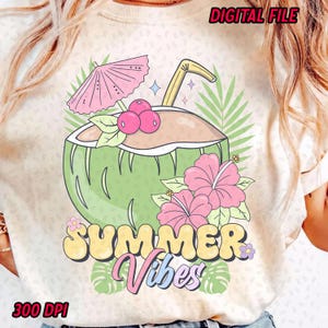 Retro Summer Vibes Sublimation PNG, Retro Summer Png, Beach Png, Summer Checkered Png, Summer Shirt Png, Summer Vibes Png