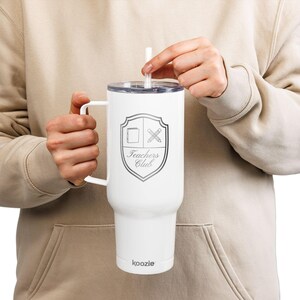 Insulated Teacher Tumbler, 40oz Engraved Drinkware for Educators, Teacher Gifts, Classroom Essentials, Travel Mug, Coffee Cup
