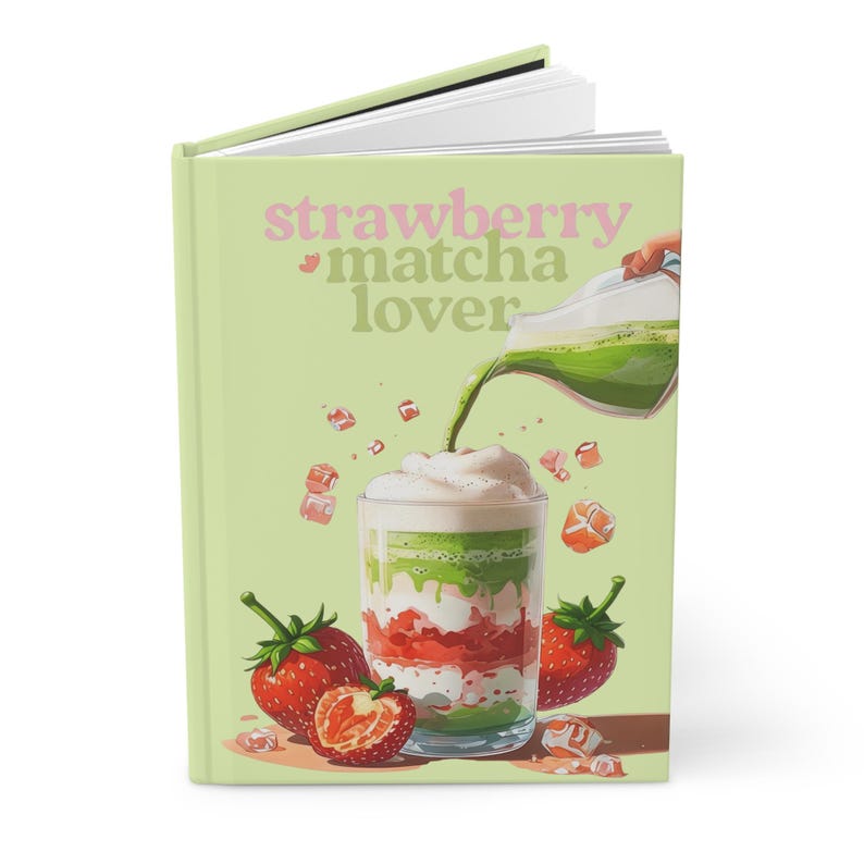 Strawberry Matcha Lover Journal | Matcha Latte | Foodies | Journal Girl ...