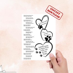 ¿Qué hay detrás de un nombre? Love Beyond Measure es una tarjeta de felicitación poética descargable e imprimible para los amantes y cuidadores de mascotas de tu vida.