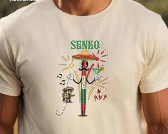 Punny Fishing Shirt, Fishing Enthusiast Tee, Senko de Mayo Gift, Cinco De Mayo Tee, Fisherman T-Shirt, Unisex Tee