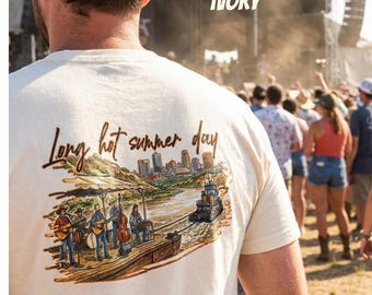 Turnpike Troubadours Long Hot Summer Day Concert T-shirt | Tour Tee, Red Dirt Music Shirt