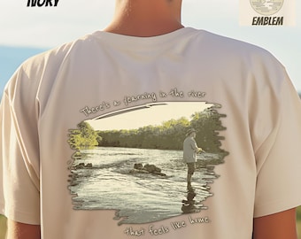 Kayak River Fishing T-Shirt | Bass Fisherman Enthusiast | Caamp Lyrics