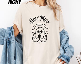 Praying Animal Graphic Tee, Unisex Holy Moly Shirt