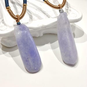 Natural Guatemala Purple Jade Necklace, Natural Color, Master Piece Of Guatemala Jade, Authentic Guatemala Jade, Lilac Purple Jade Pendant