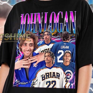 Camiseta John Logan Briar U estilo rap pirata vintage Comfort Colors