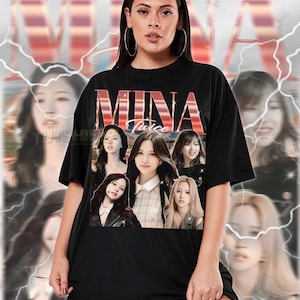 MINA Twice, Mina Shirt, Mina Fan Tees, Mina Twice Merch, Mina Vintage Shirt, Retro Mina Korean Tour Tshirt, Mina Gift Poster Shirt