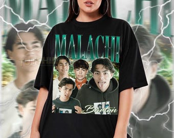 Maglietta vintage di MALACHI BARTON, maglietta per bambini di Malachi Barton, magliette per fan di Malachi Barton, maglietta retrò anni &#39;90 di Malachi Barton, regalo di merchandising di Malachi Barton