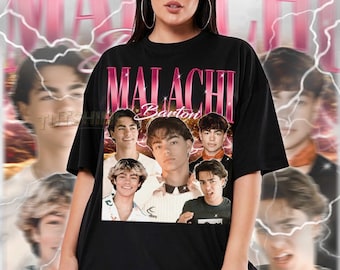 Maglietta vintage di MALACHI BARTON, maglietta per bambini di Malachi Barton, magliette per fan di Malachi Barton, maglietta retrò anni &#39;90 di Malachi Barton, regalo di merchandising di Malachi Barton