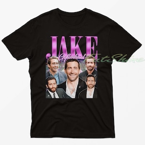 JAKE GYLLENHAAL Actor Tribute T-shirt - Jake Gyllenhaal 90&#39;s Tee, Funny Jake Gyllenhaal, Gyllenhaal Homage Shirt, Jake Gyllenhaal Fanclub