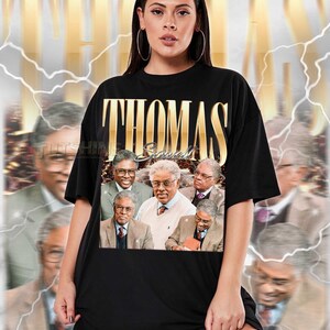 Vintage shirt THOMAS SOWELL, T-shirt Thomas Sowell Hommage, T-shirts Thomas Sowell fan, Thomas Sowell retro shirt jaren 90, Thomas Sowell merchandise cadeau