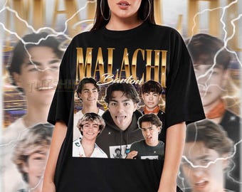 Maglietta vintage di MALACHI BARTON, maglietta per bambini di Malachi Barton, magliette per fan di Malachi Barton, maglietta retrò anni &#39;90 di Malachi Barton, regalo di merchandising di Malachi Barton