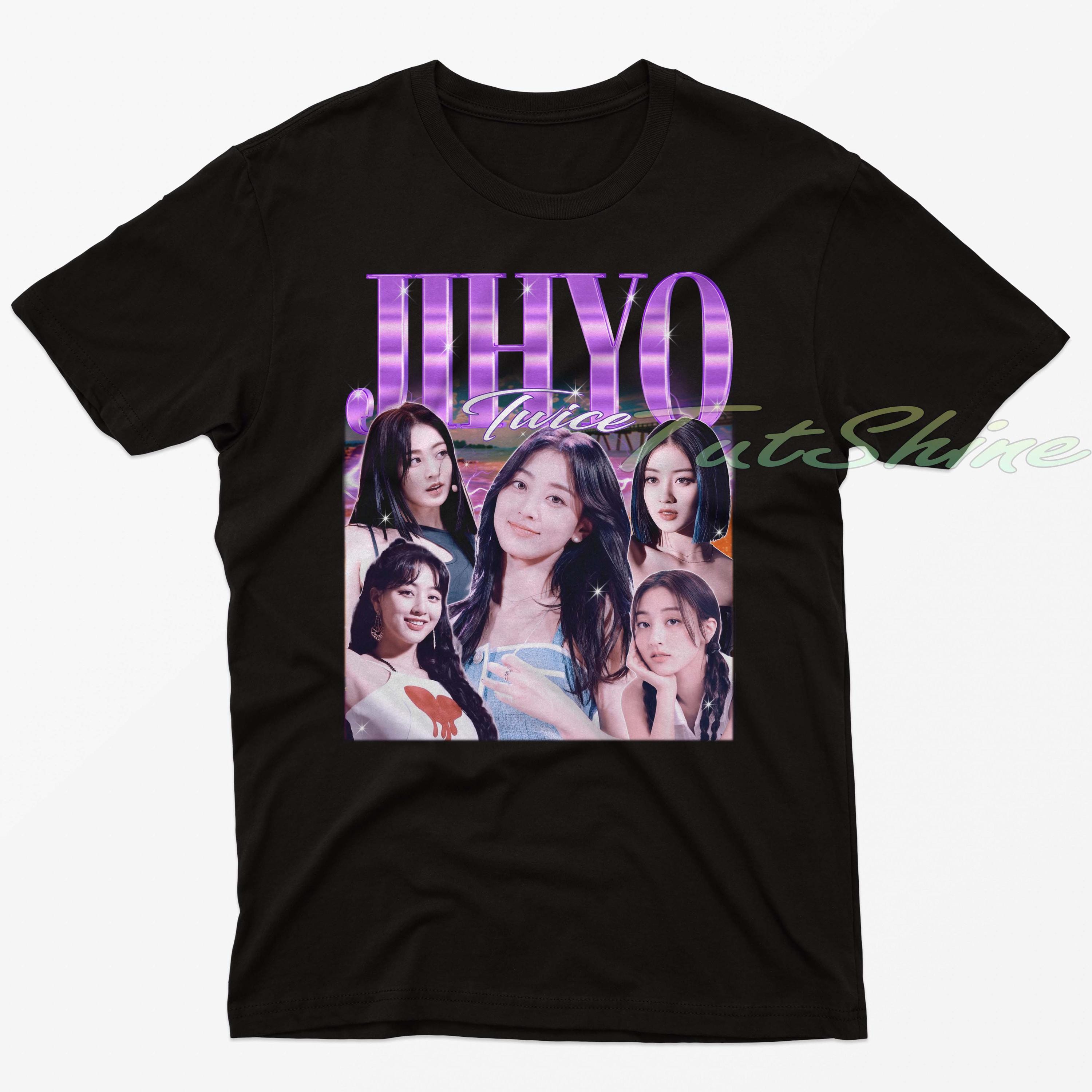 twice ジヒョ　Tシャツ T-SHIRT〈BLACK〉【L】/ JIHYO / TWICE『THIS IS FOR』 – JYP