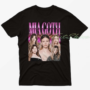 MIA GOTH Vintage Shirt, Mia Goth Homage TShirt, Mia Goth Fan Tees, Mia Goth Retro 90s Shirt, Mia Goth Merch Gift