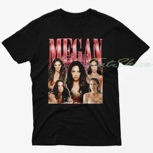 Megan Fox, Megan Fox Shirt, Megan Fox Tshirt, Megan Fox Poster, Schauspielerin Megan Fox Filme, Retro Megan Fox T-Shirts, Vintage Megan Fox Kleidung