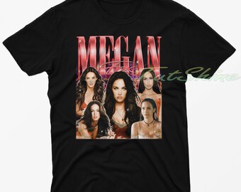 Retro Megan Fox T-Shirt, Actress Movie Tee, Vintage Clothing